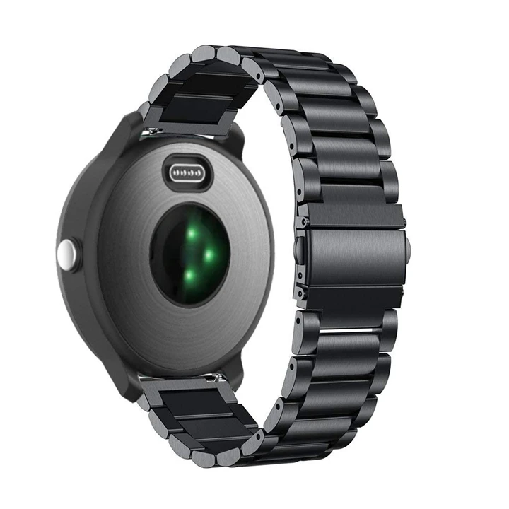 20 мм ремешок из нержавеющей стали ремешок для Garmin Vivoactive 3 Часы Браслет ремешок для Garmin Vivoactive3 HR Forerunner 645
