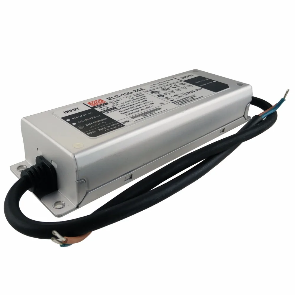 Оригинальный Средний источник питания ELG 100 24A 96W 4A 24V Регулируемый IP67