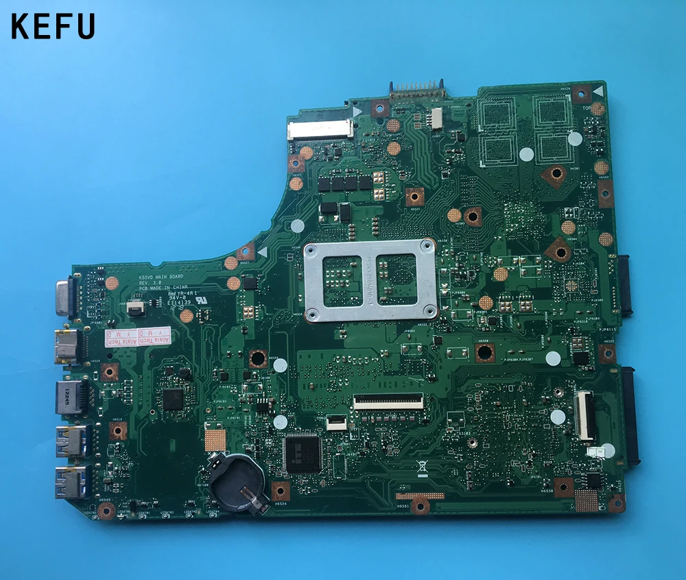 Материнская плата KEFU K55A REV3.0 для ASUS K55V A55V R500V K55VD материнская ноутбука DDR3 100%
