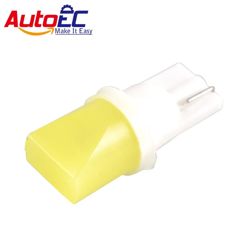 

AutoEC T10 194 168 W5W 3D Ceramic Chip COB LED Car Wedge Door Light Clearance Lights Wholesale Auto Side Lights Bulb white 100X