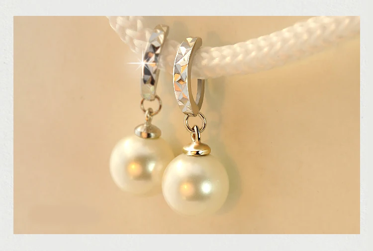 2016 жемчуг серьгимода сережки гвоздики высокое качество женщин AAA серьги с