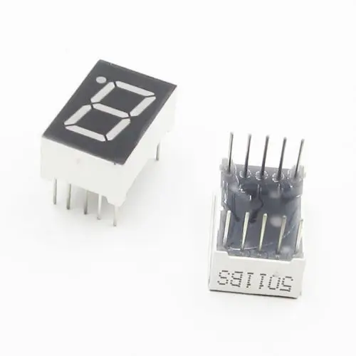 10 ШТ. Красный 7 Сегмент 0.5 &quotLED Дисплей Цифровой Пробки Общий Анод 1 Бит| |