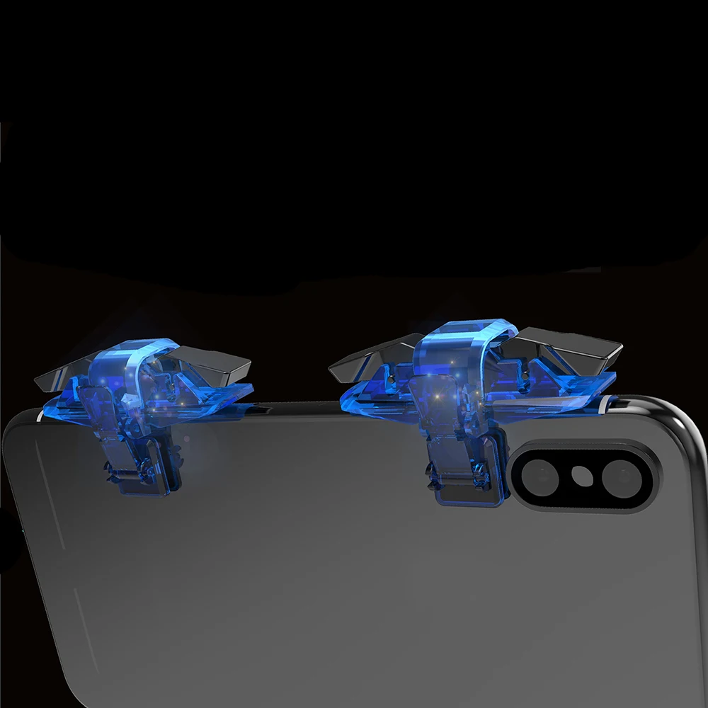 2Pcs/set L1 R1 Shooter Triggers PUGB Moible Controller Gamepad Joystick Fire Button For IPhone Android Phone Game Accessories |
