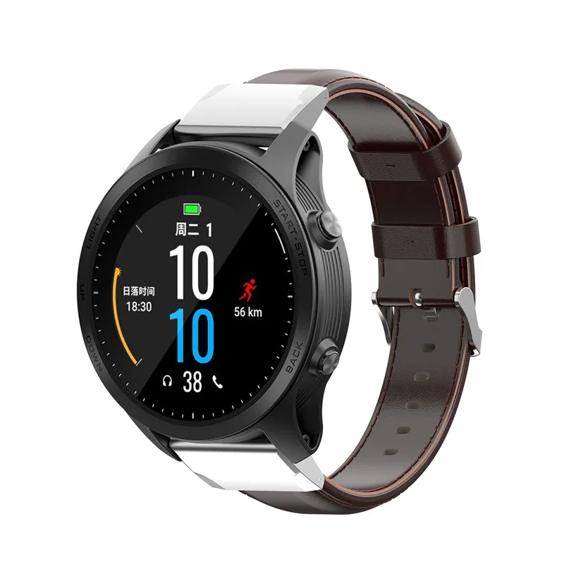 Кожаный ремешок COMLYO для Garmin Fenix 3 HR 5X Plus 6X Pro 5S plus 6s pro 5 6 D2 MK1 20 мм 22 26 браслет |