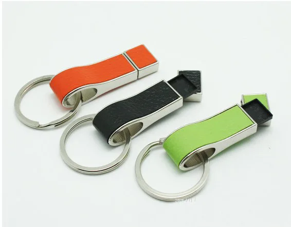 Новинка 2017 Usb флешка 4 Гб 64 кожаный брелок USB флеш накопитель 2 0 128 ГБ usb флешка|usb flash