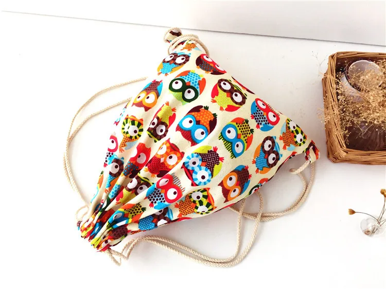 Вместительный рюкзак из хлопка и корзина для белья сумка пляжной путешествий