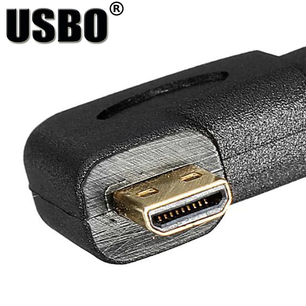Черный Позолоченный 10 см HDMI кабель передачи данных для телефона