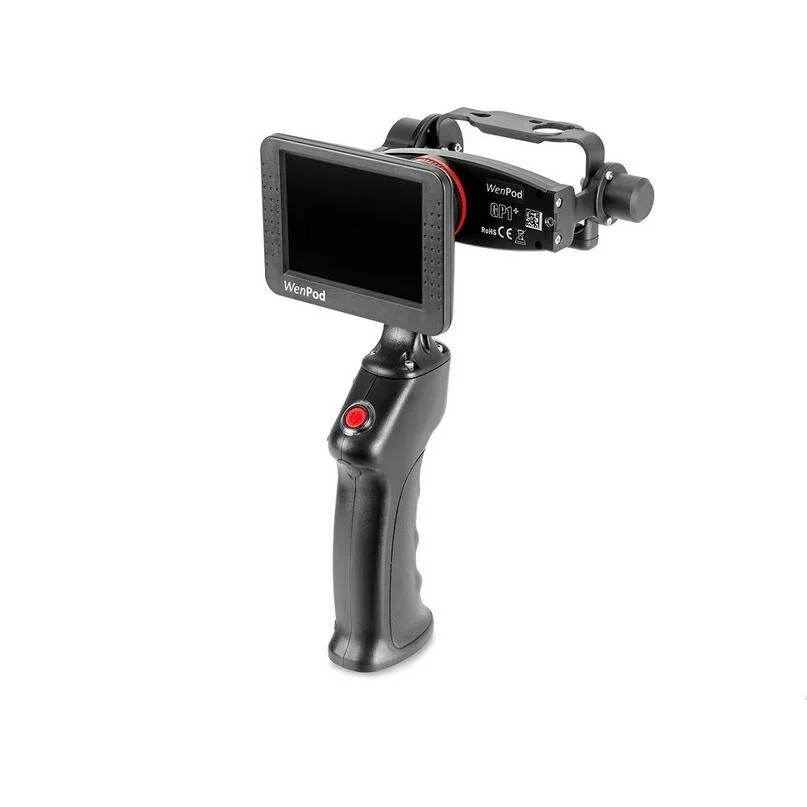 GP1 2 осевой стабилизатор ручной видеостабилизатор с монитором 3 5 дюйма для экшн