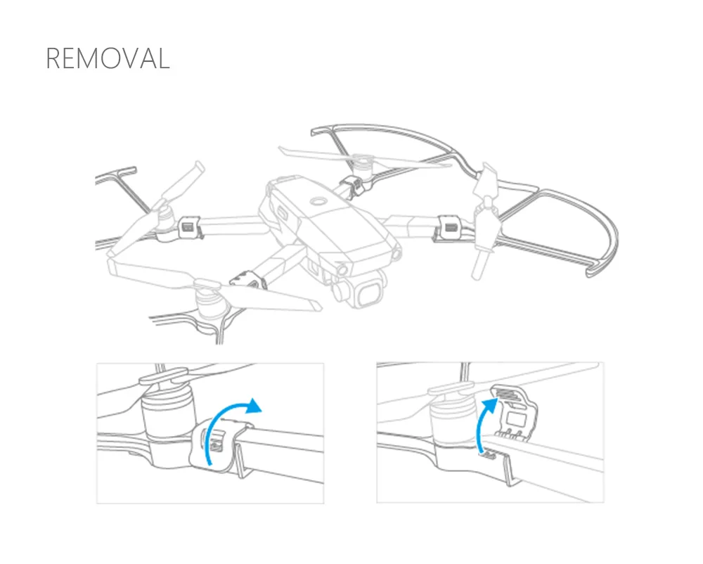 PGYTECH защита пропеллера для DJI Mavic 2 Drone Propeller протектор для Mavic 2 Pro Zoom Drone аксессуары