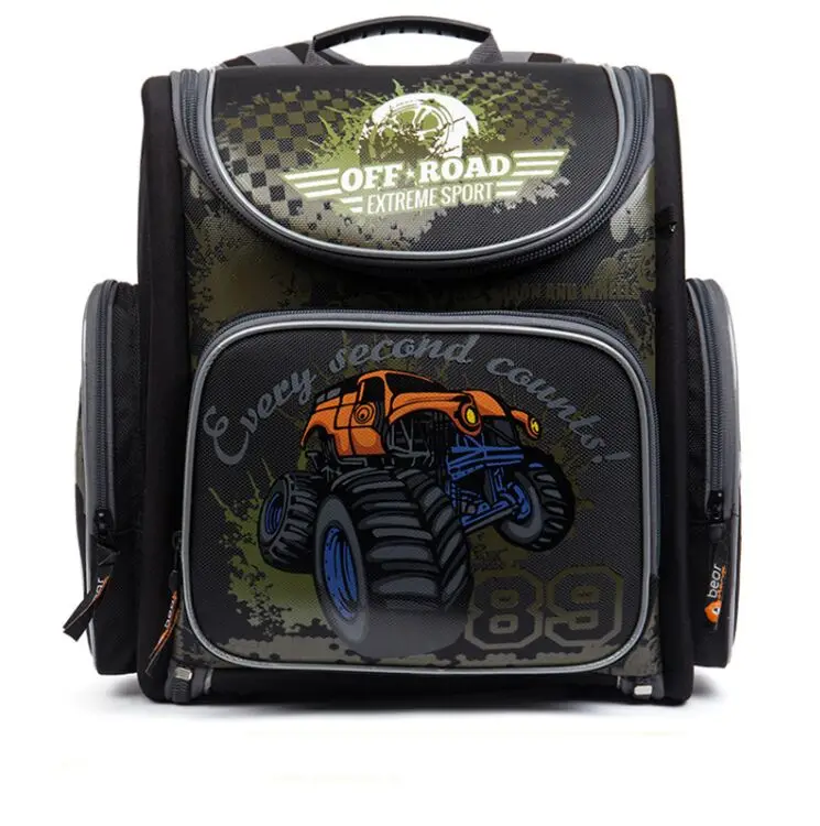 Русский большой бренд гризли детские школьные сумки складной ортопедический