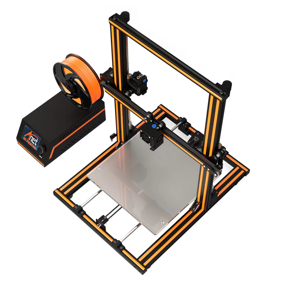 Anet E16 Высокоточный DIY 3d принтер самостоятельная сборка 300*300*400 мм большой размер для печати рама из алюминиевого сплава автоматическая подача нити