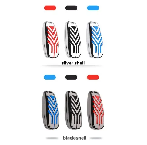 Сплав цинка ключа автомобиля крышка чехла для Ford Ranger Fusion эскорт Mondeo Galaxy S-Max Explorer