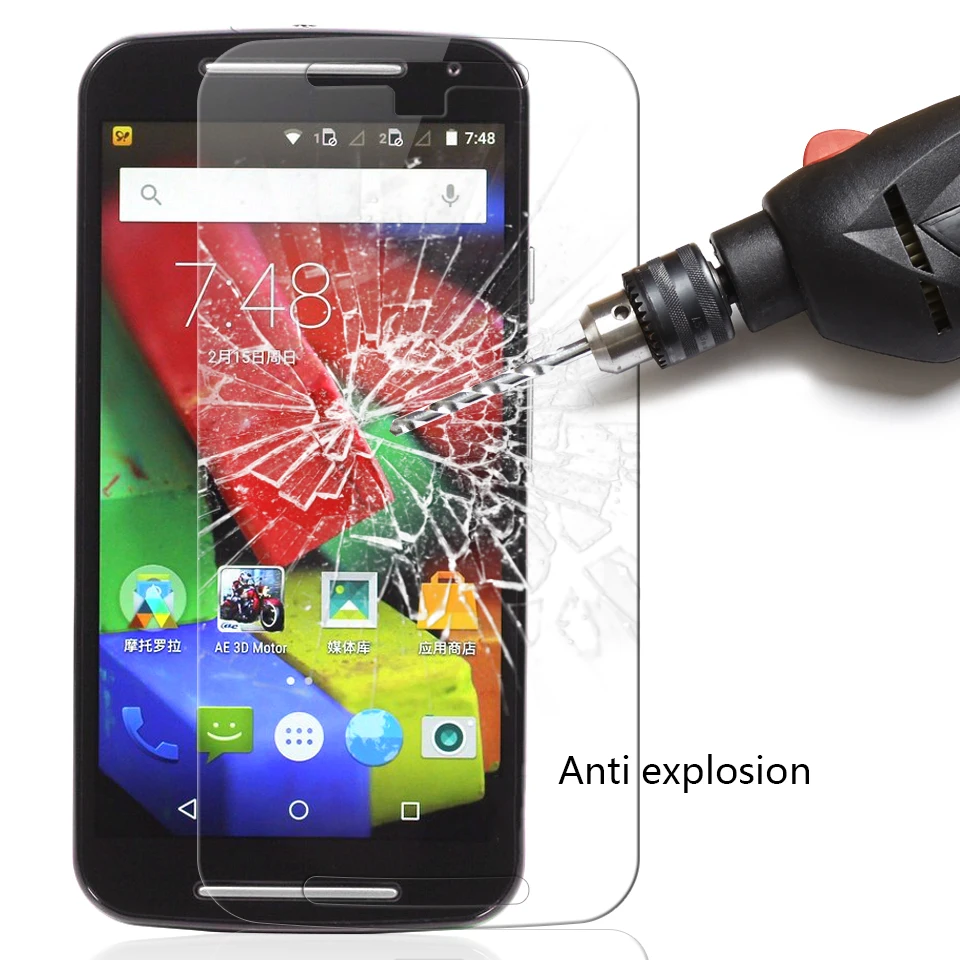 Защитное стекло для Motorola Moto G2 закаленное защитная пленка XT1063 XT1068 XT1069 2 шт. |