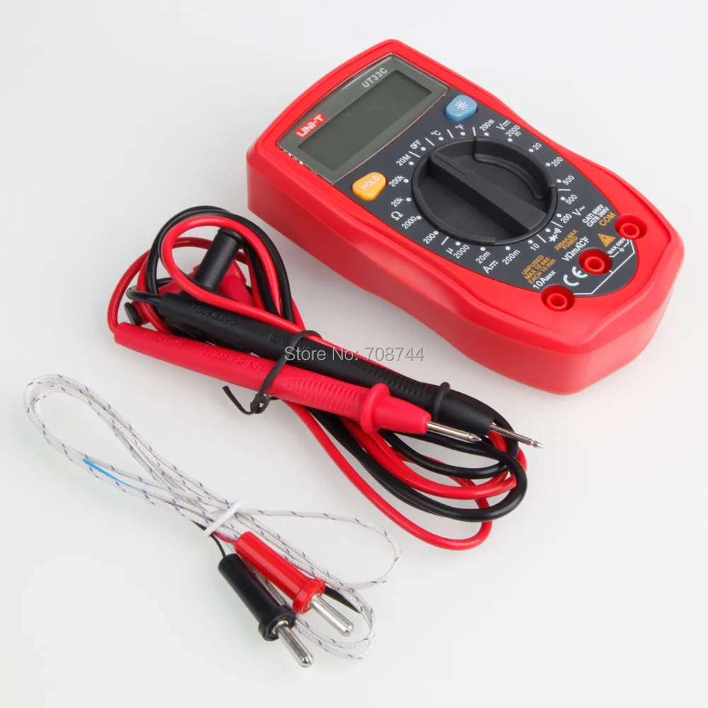 Мультиметр uni t UT33C Цифровые мультиметры измерительные приборы|multimeter oscilloscope|multimeter