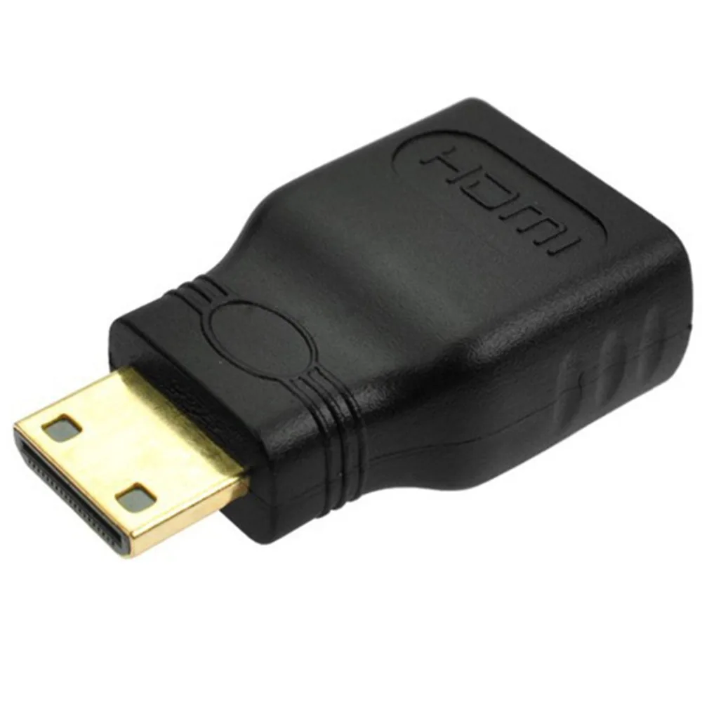 Позолоченный мини разъём HDMI папа Стандартный Женский удлинитель адаптер M F