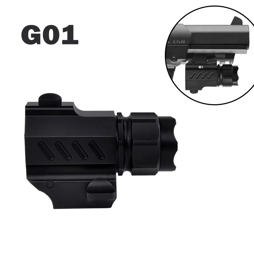 Обновления TrustFire G01 Тактический XPG2 R5 600Lm светодиодный фонарик пистолет-горелка пистолет свет с Rail