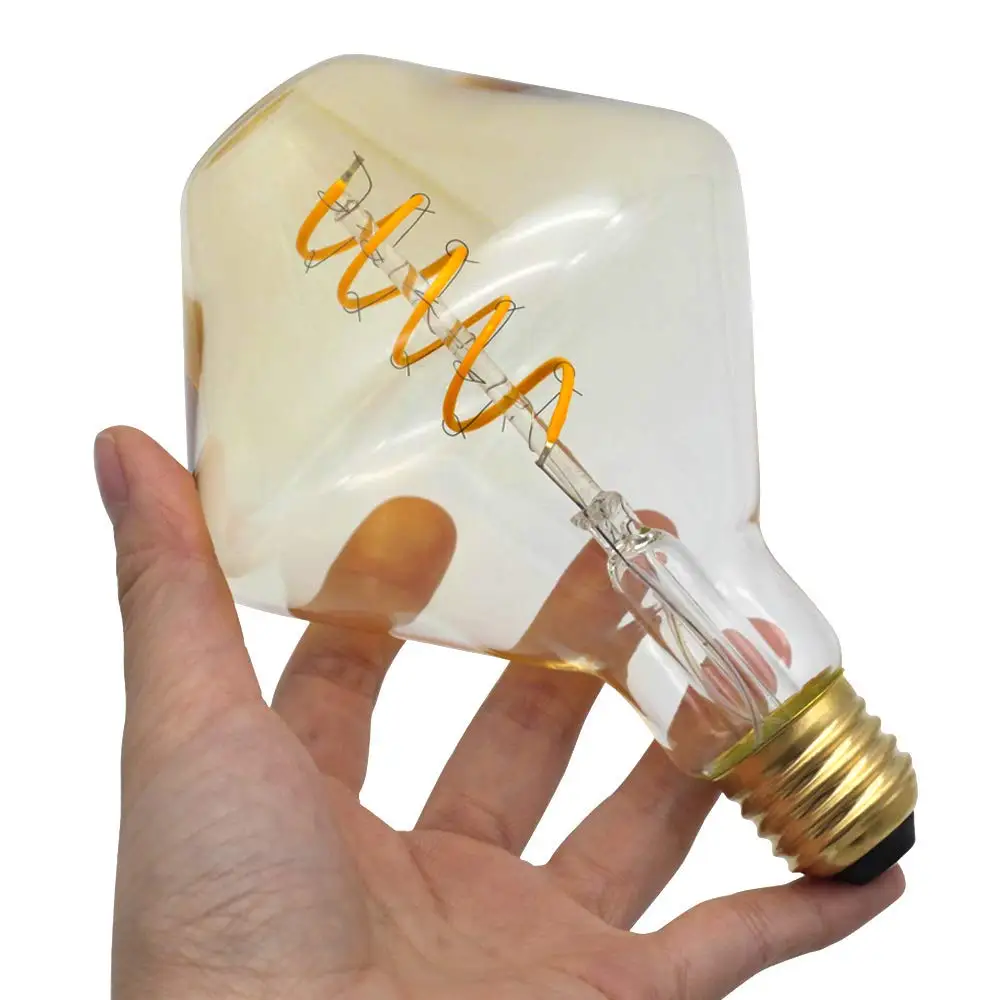Led Bulbs Vintage Light Bulb 4Watts Dimmable 220V/240V Edison Screw E27 Base Gyro Cone Decorative 2000K Warm White | Лампы и освещение