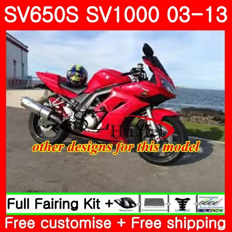 Обтекатель для SUZUKI SV1000S белый SV650S 03 04 05 06 07 08 09 10 13 106SH3 SV 1000S 650S 2003 2004 2005 2006 2007 2008 2009