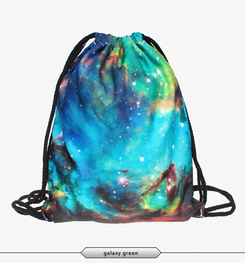 Высокое качество женщин Daypacks печать мешок для пляжа Mochila Feminina Harajuku шнурок сумка