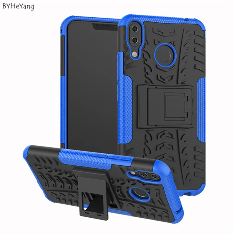 BYHeYang Armor Hybrid для Asus Zenfone 5Z ZS620KL чехол из ТПУ задняя защита подставка Жесткий Чехол
