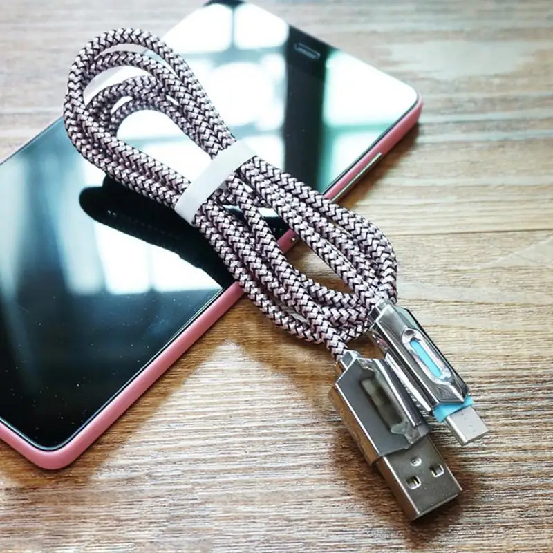 2 1 A кабели для передачи данных USB кабель Micro 95 см нейлоновый плетеный шнур Быстрая