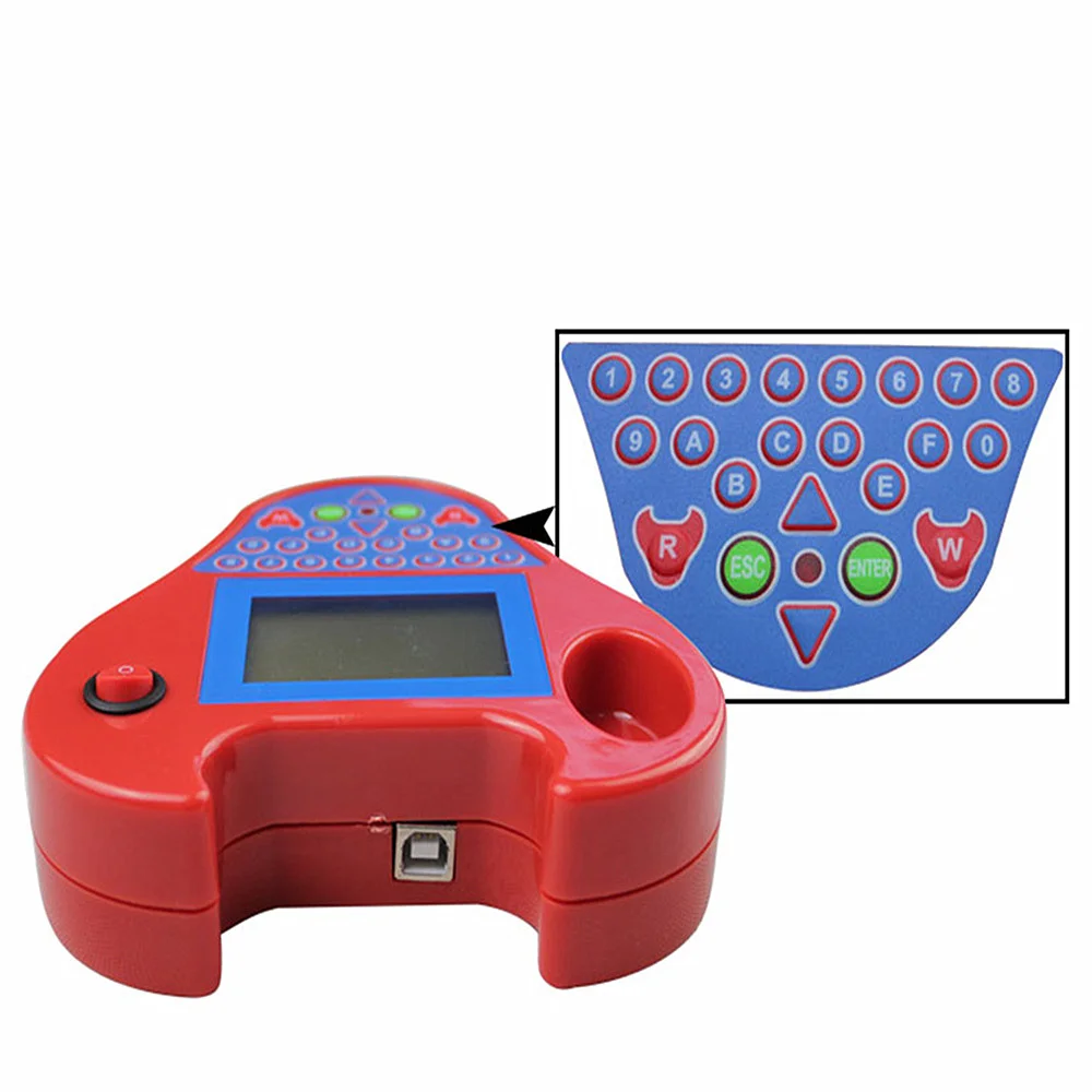 Смарт Zed Bull Mini ключевой программист чипа Cloner мини zed бык V508 черный красный Цвет 500