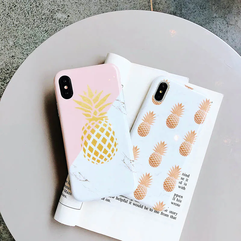 Чехол с фруктовым узором для iPhone 7 8 6 6S Plus X XR 11 Pro XS MAX мягкий силиконовый чехол из