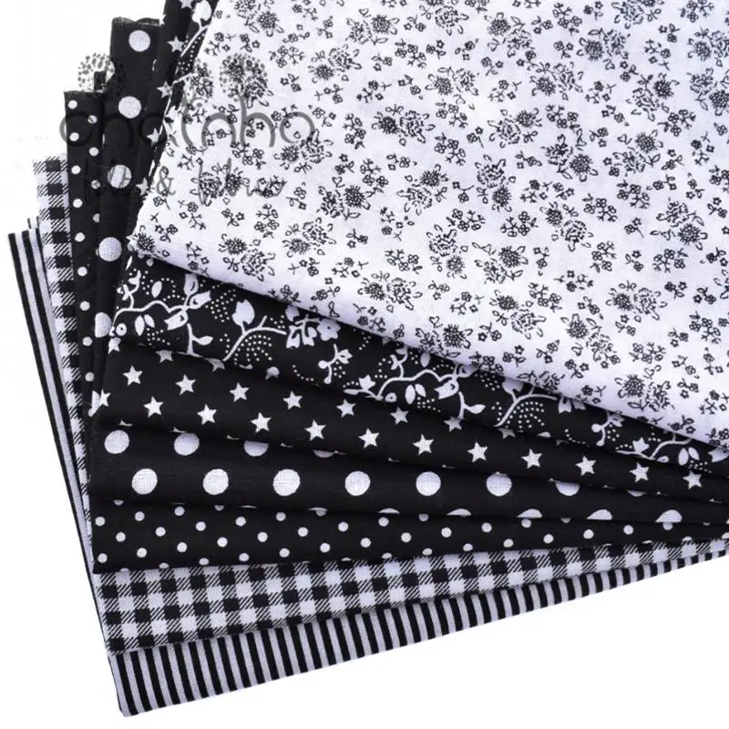 7 шт. тонкая хлопчатобумажная ткань 50 х50 см BCC01B|cotton fabric patchwork|fabric patchworkcloth |