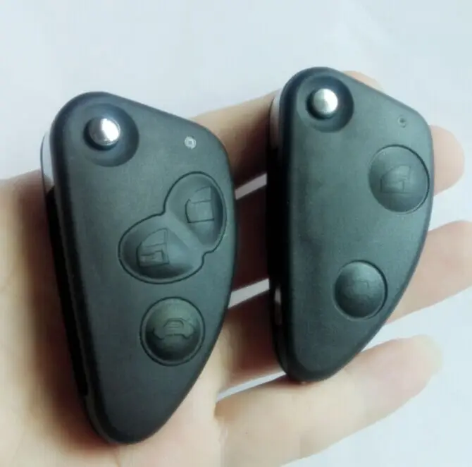 Сменный складной чехол для ключа с логотипом 2 и 3 кнопками Alfa Romeo 147 156 166|button