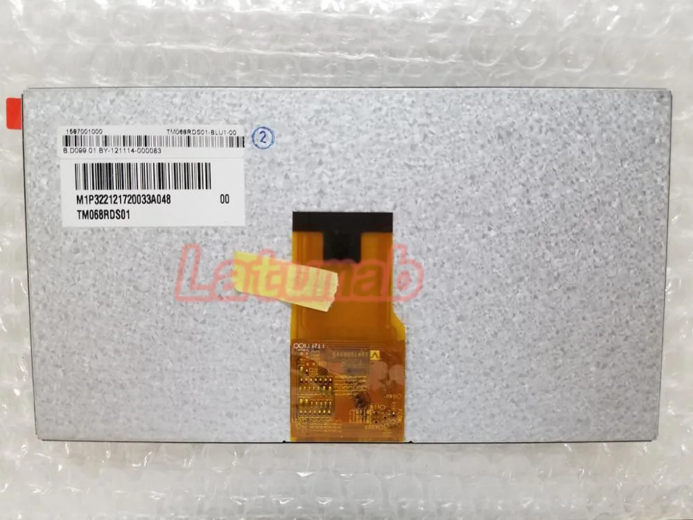 Latumab Новый 6 8 дюймовый TFT ЖК-экран TM068RDS01/TM068RDS02 WVGA 800 (RGB) * 480 Автомобильный дисплей