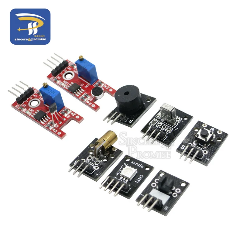 45 в 1 сенсорные модули стартовый комплект для arduino, лучше, чем 37в1 комплект сенсоров 37 в 1 набор датчиков DIY UNO R3 MEGA2560