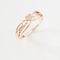 women ring party jewelry wedding ring heart shape design cute rings designs for young women