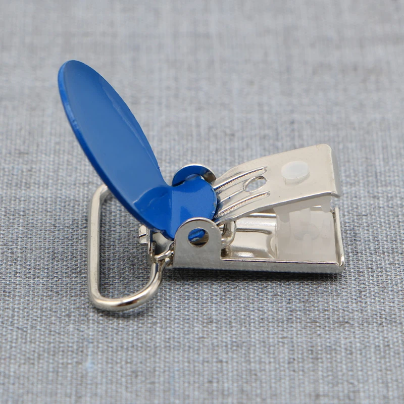 

10Pcs Infant Baby Metal Clips Pacifier Holders Shape Alloy Suspender Hook