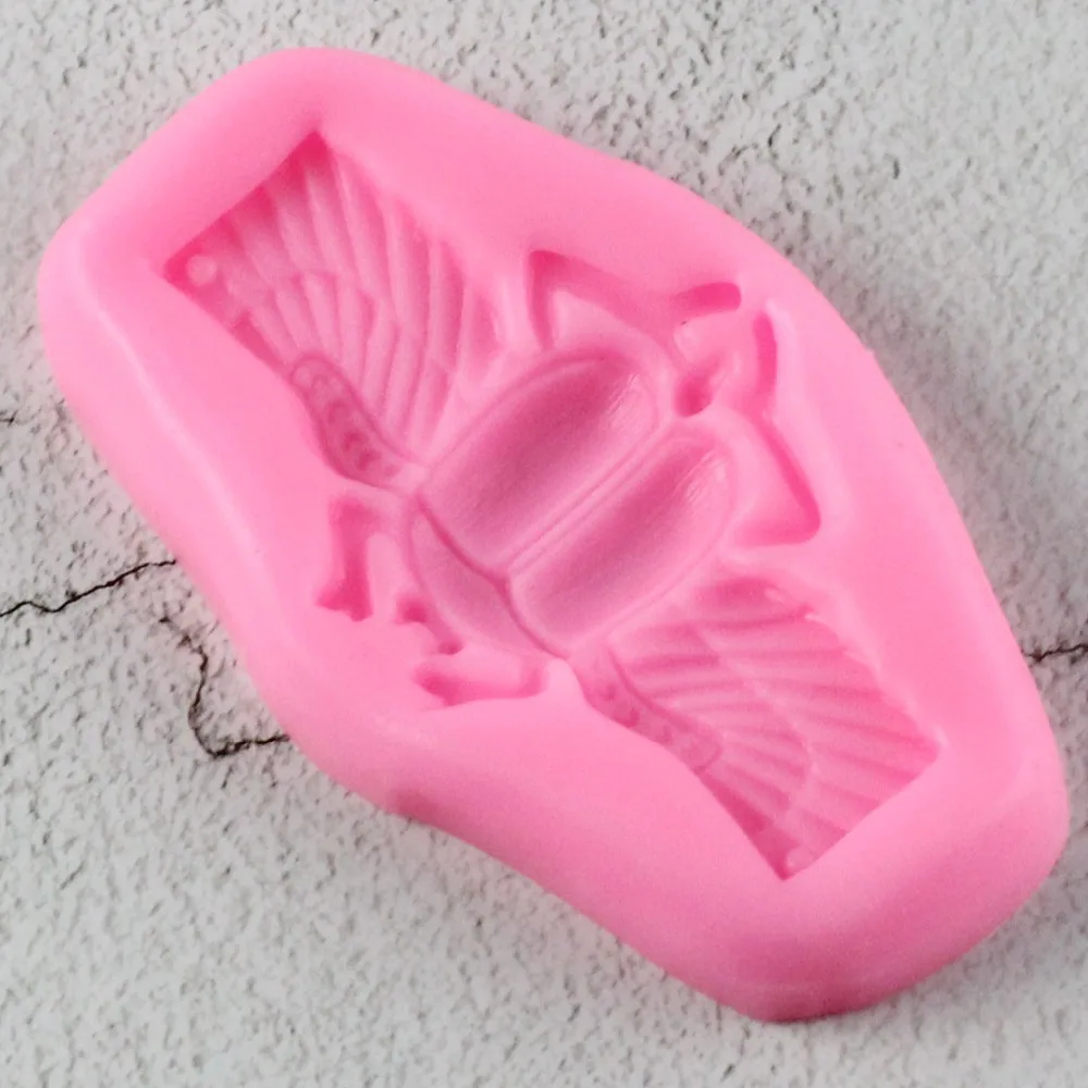 Жук силиконовая форма 3D помадка формочка для торта декоративные приборы DIY кексы конфеты шоколадная мастика формы для выпечки