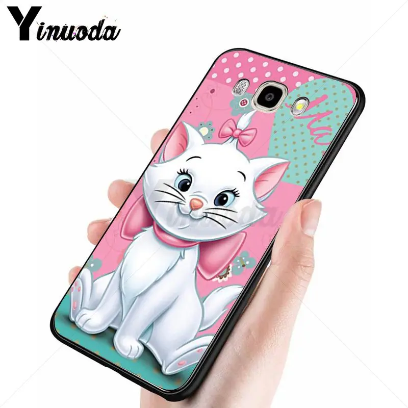 Yinuoda розовый marie aristocats Мягкий силиконовый чехол для телефона Samsung Galaxy j6plus j7 prime j8 j2