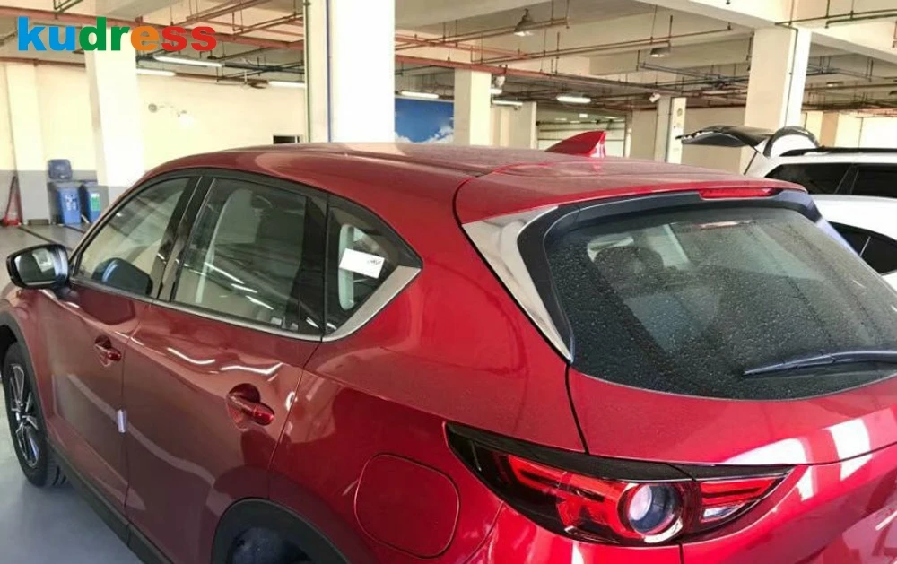 Для Mazda CX5 2017 2018 2019 KF ABS хромированное покрытия для заднего стекла боковой