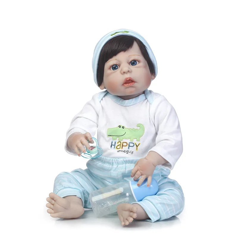 Реалистичные силиконовые куклы bebe boy reborn 55 см Новое поступление реалистичные