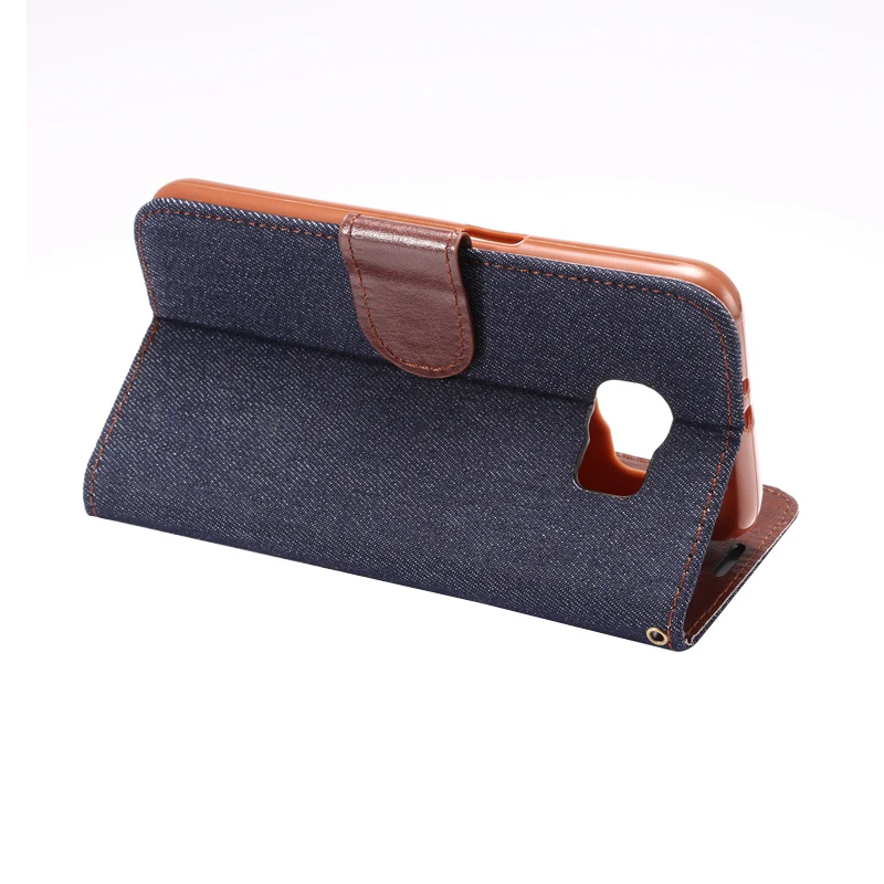 Original wallet leather cowboy wove Retro Case For Samsung Galaxy S6 g9200 Project Zero G9200 With Credit Card Holder | Мобильные