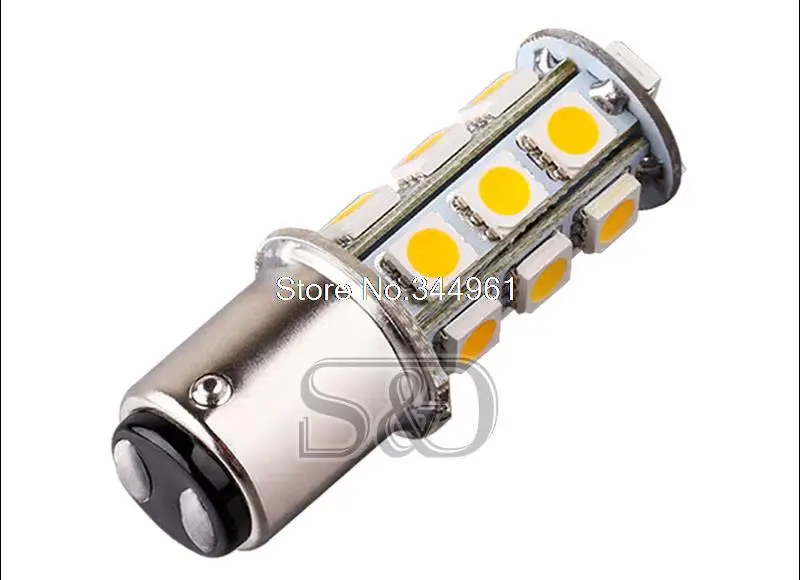 1 шт. 1142 BA15D 18 SMD 5050 Задний сигнал поворота лампы теплые белые светодиодные