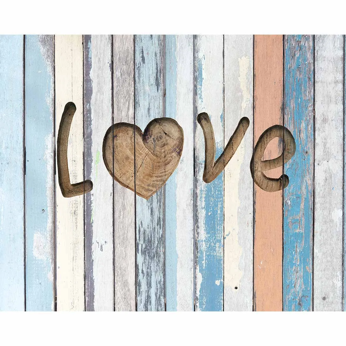 Allenjoy фон для фотосъемки с надписью LOVE на деревянной Пастельной доске цветной