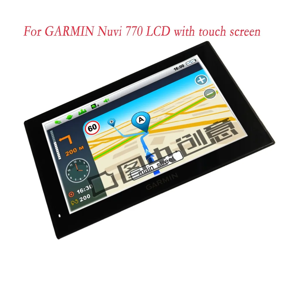 Оригинальный 7 дюймовый ЖК дисплей + сенсорный экран для GARMIN Nuvi 770 GPS дигитайзер