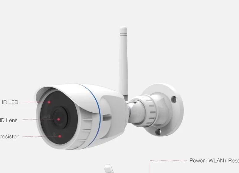 1080P 2MP IP Camera Wifi Outdoor IP66 Waterproof Security Surveillance IR-Cut CCTV Bullet C17S | Безопасность и защита