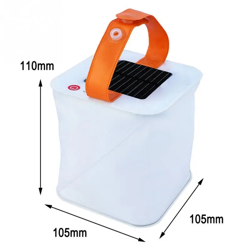 LuminAID PackLite 12 надувной Солнечный Фонарь складной телескопический фонарь