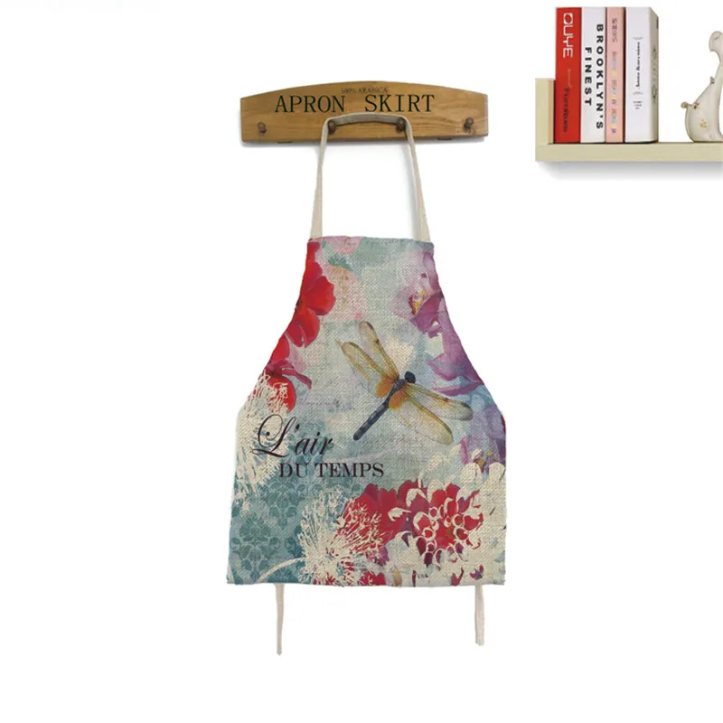 Фартук для приготовления пищи с бабочкой и стрекозой смешной фартук новинка