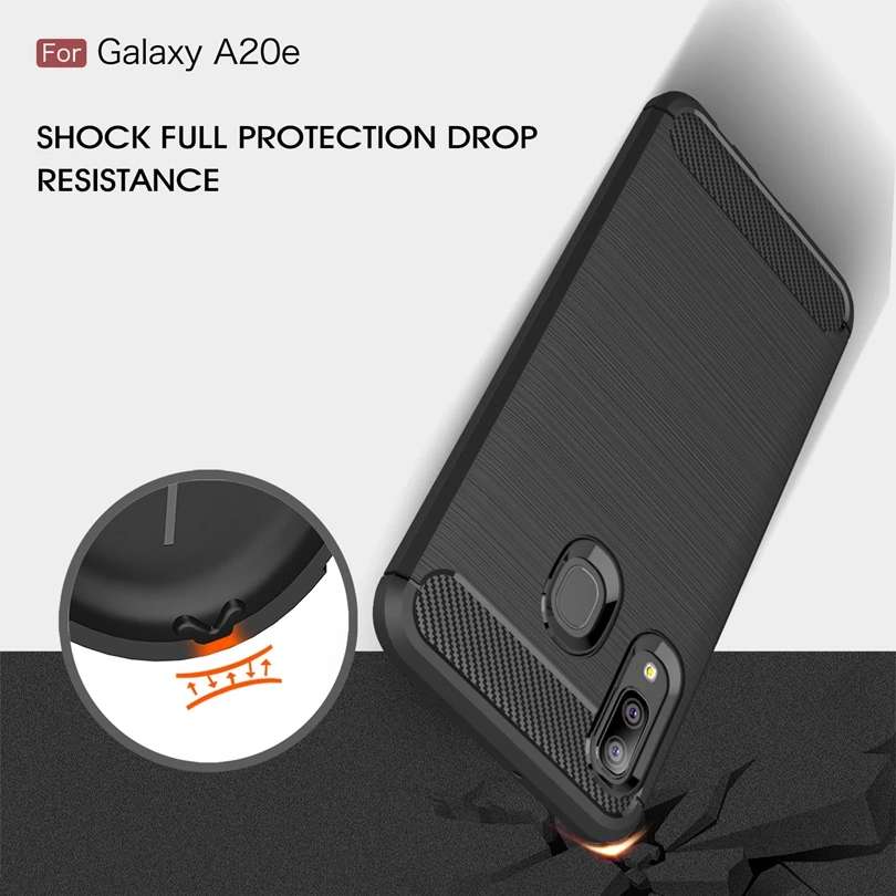 Для Samsung Galaxy A20 E / A20e Тонкий Прочный гибридный защитный противоударный Гибридный