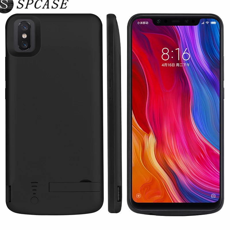 SPCASE 6000 мАч внешний Мощность банк Батарея Зарядное устройство чехол для Xiaomi 8