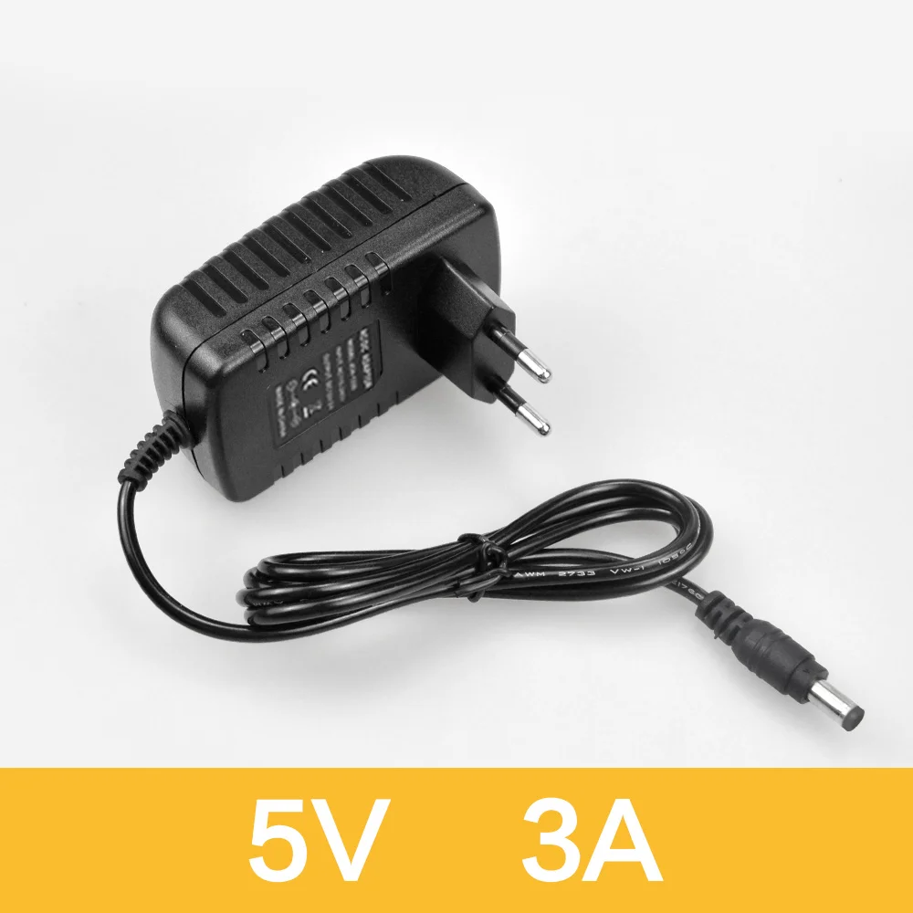5V 3A Универсальный трансформатор напряжения 100V 220V to DC 5V 12V 24V преобразователь питания 1A 2A 3A 5A зарядное устройство 5,5mm x 2,1mm - Цвет: 5V 3A