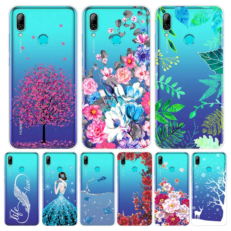 Чехлы для Huawei P Smart 2019 прозрачный чехол задней панели телефона 6 21 дюймов мягкий TPU