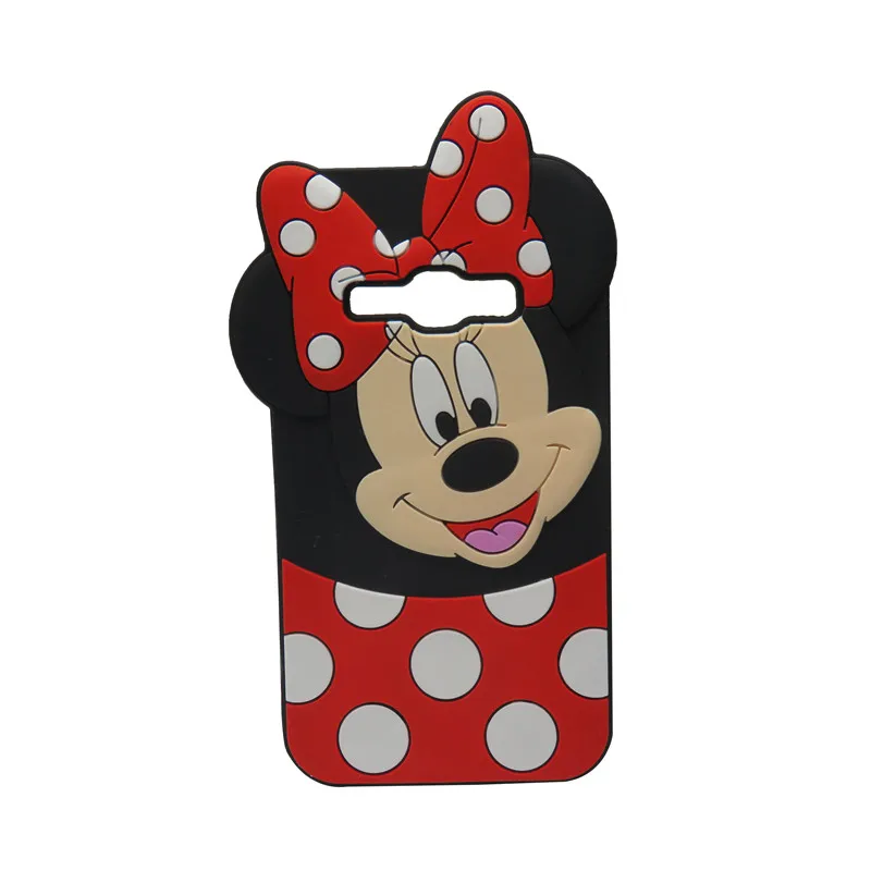 Soft Silicone Phone Case for Samsung Galaxy J1 2016 J120 Cute 3D Cartoon Back Minnie For ACE Coque |