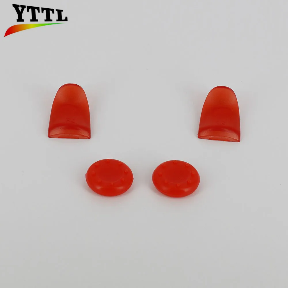 Good 2pcs R2 L2 Trigger Extenders + Thumb Grip caps for PS4 Controller Triggers Extended Buttons with | Электроника